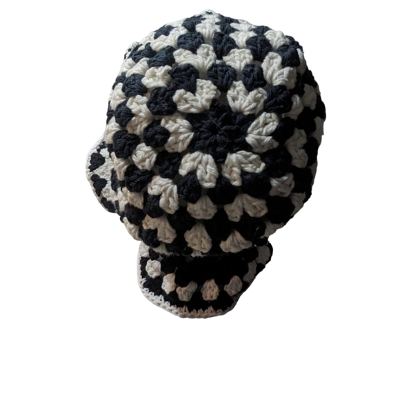 Crochet Bucket Hat Casual 90s Y2K Boho Hippie Festival 70s Handmade Whimsigoth - Picture 4 of 4